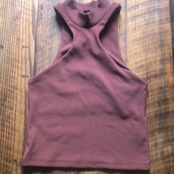 Zara Tops - Zara tank top medium ribbed mauve